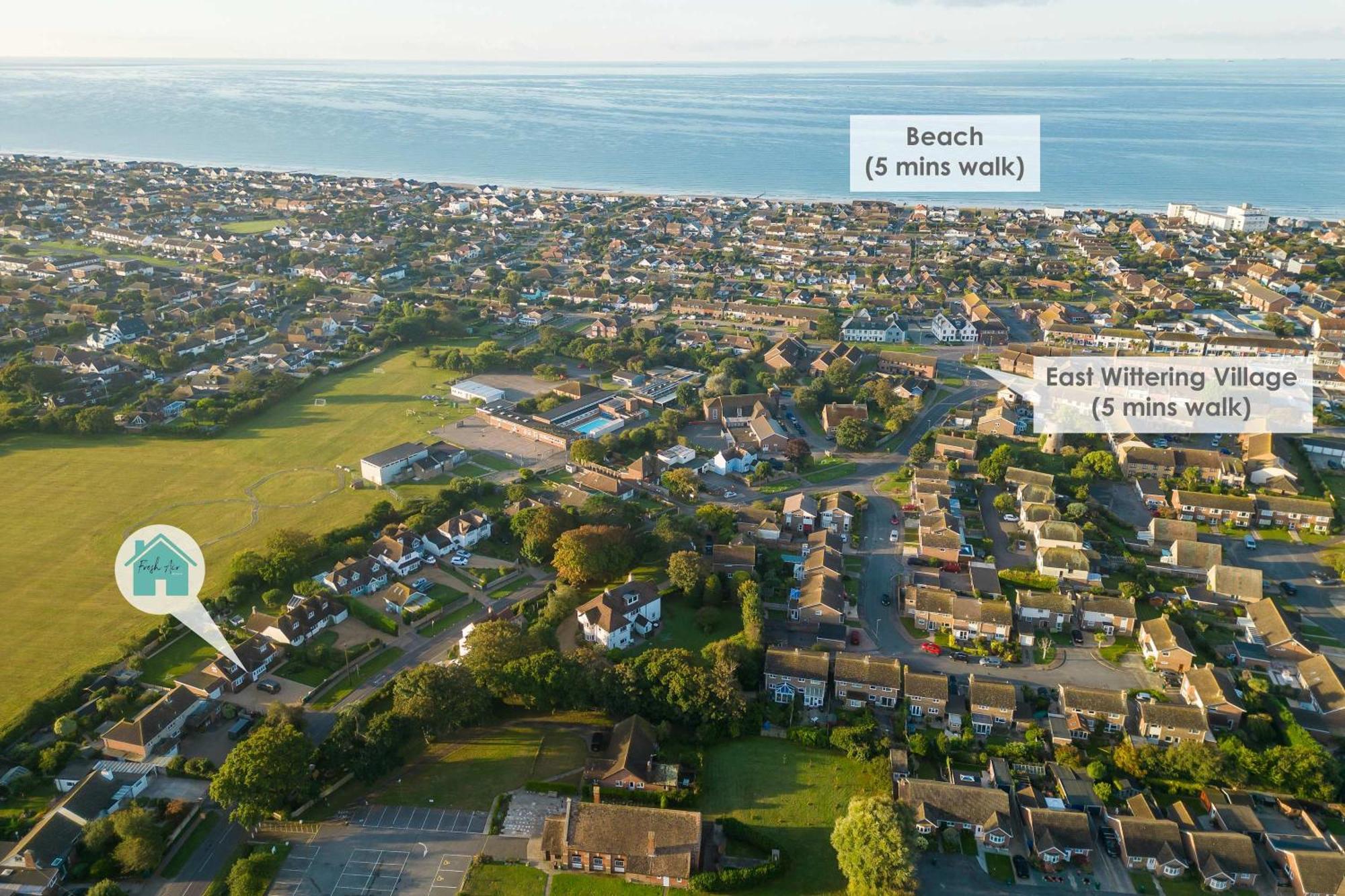 Spacious Home For 8 In Witterings - Walk To Beach East Wittering Ngoại thất bức ảnh